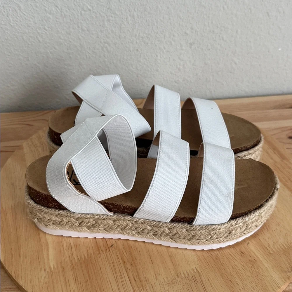 Yoki Womens Chiara-10 Wedge Sandals 6